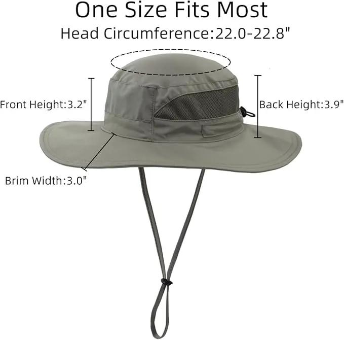 Connectyle Women's UPF 50+ Sun Hat UV Protection Wide Brim Bucket Hat Summer Beach Hats Fishing Hiking Outdoor Safari Hats by GreenHaven Gardens