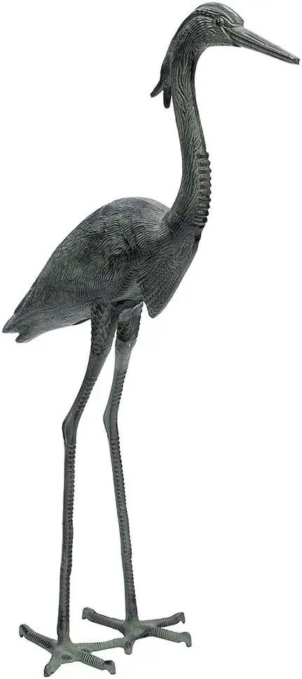 Achla Designs Great Blue Heron Garden Statue by GreenHaven Gardens