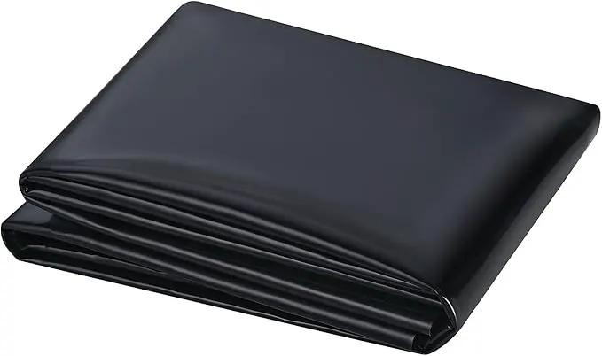 Small Pond Liner, 4 x 7 Feet 20 Mil Pond Liners for Outdoor Ponds, Black LDPE Pond Liner for Waterfall, Fish Ponds, Garden Fountain by GreenHaven Gardens