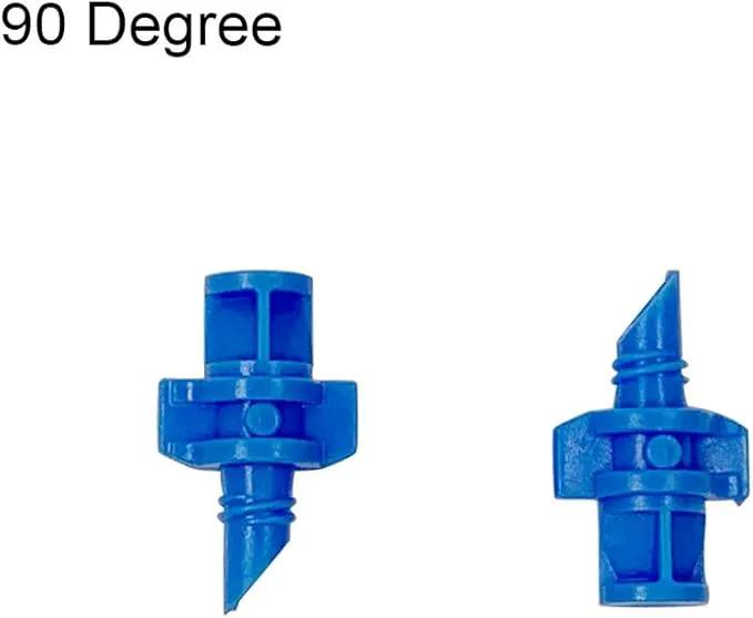 90 180 360 Degree Atomizing Sprinkler Sprayer, Micro Garden Lawn Water Spray Misting Nozzle Sprinkler Irrigation System for Agriculture,Hydroponic and Aeroponic Irrigation, 3Colors, 150PCS by GreenHaven Gardens