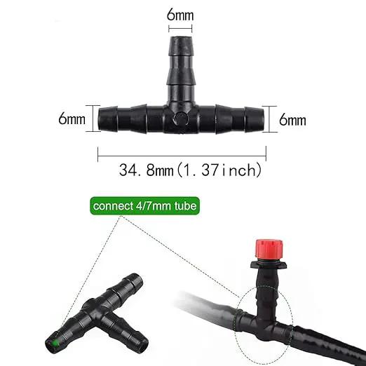 281 Pcs Irrigation Fittings Kit,1/4" Tubing Drip Irrigation Fittings,Irrigation Fittings Kit for Flowerpot Lawn(Straight Barbs,Single Barbs,Valves,Tubing Cutter,Tees,Elbows,End Plugs,4-Way Coupler). by GreenHaven Gardens