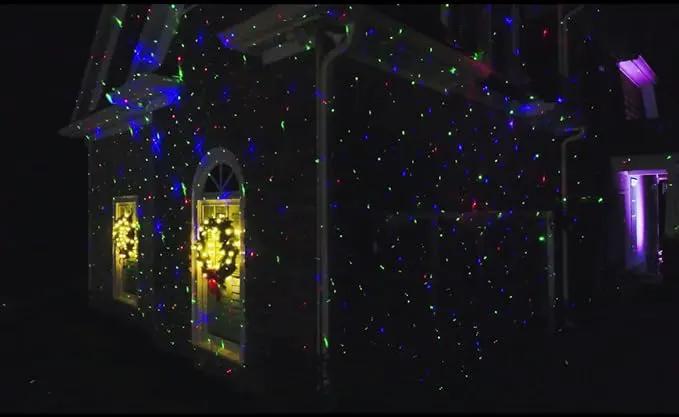 LedMall Mini House RGB Firefly with 32 Patterns Garden Laser Lights Projector by GreenHaven Gardens