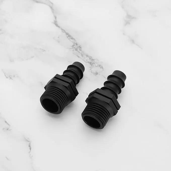 SING F LTD 20pcs 16mm to 1/2 Inch Couplings Irrigation Hose Connector Garden Hose Connector Kit Barb Connector for Drip Irrigation System Garden Pipe Fitting by GreenHaven Gardens