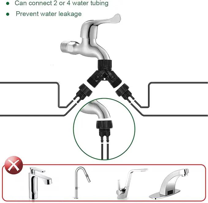 Garden Irrigation Kit,131ft 1/4" Drip Irrigation Kit Garden Irrigation System with Adjustable Nozzle Dripper Automatic Irrigation Equipment Set for Garden,Greenhouse, Patio,Lawn by GreenHaven Gardens