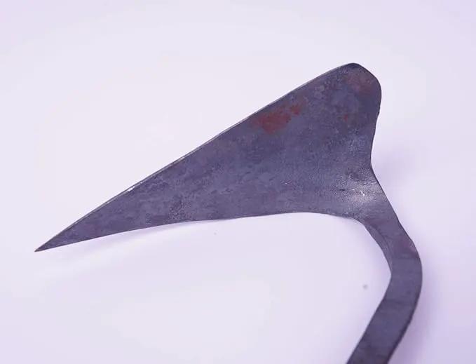 HandPlowHoe Gardentool with Safety Cover for Easy Gardening, Weeding and Farming Made by Korean Master Blacksmith (Small) by GreenHaven Gardens