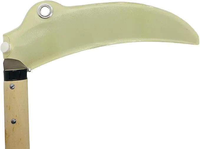 KAKURI Grass Sickle Garden Tool 7.6", Japanese Style Kama Weeding Sickle, Stainless Steel Blade by GreenHaven Gardens