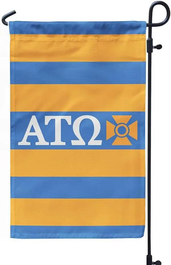 Alpha Tau Omega Licensed Flag Garden 12x19 inches Flag Banner Yard Decor Outdoor Decoration (Alpha Tau Omega #3) by GreenHaven Gardens