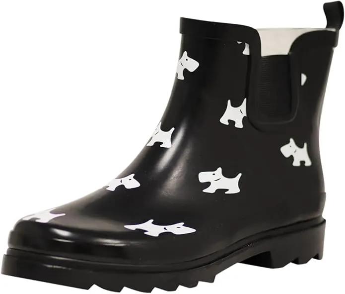 NORTY - Womens Ankle Rain Boots - Ladies Waterproof Winter Spring Garden Boot runs ½ size large by GreenHaven Gardens