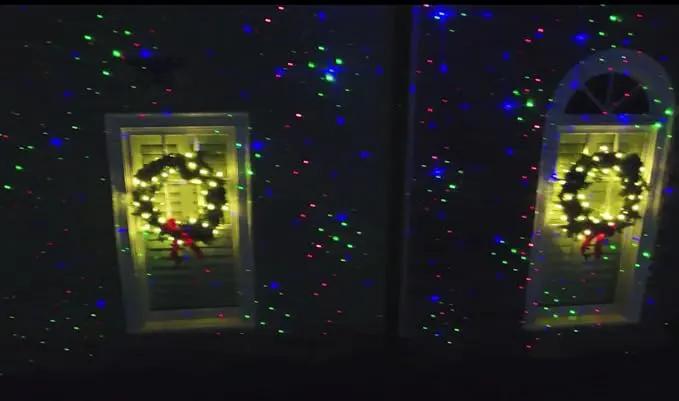 LedMall Mini House RGB Firefly with 32 Patterns Garden Laser Lights Projector by GreenHaven Gardens