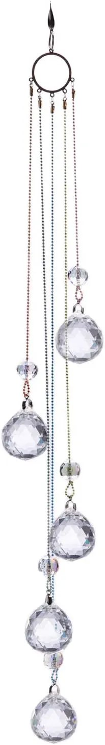 Crystals Ball Prisms Suncatcher Hanging Ornament Rainbow Maker for Home,Garden Decoration by GreenHaven Gardens