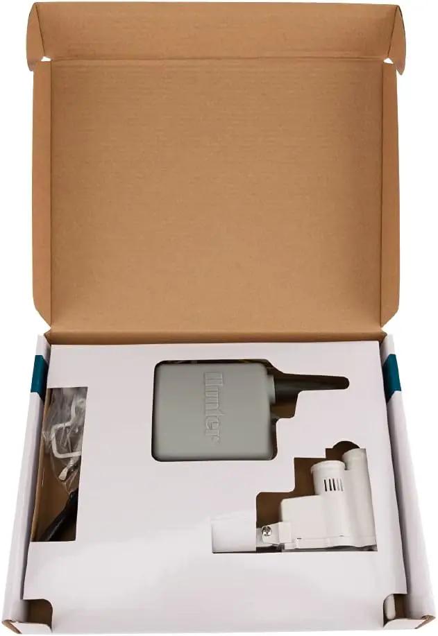 Hunter Industries WRFCLIK Hunter Clik, Wireless Rain/Freeze Sensor Combo (Includes Receiver and Transmitter), White by GreenHaven Gardens
