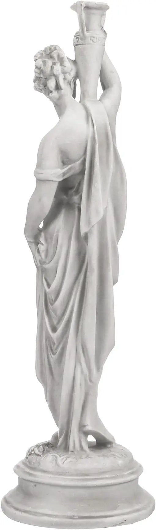 Design Toscano Dione the Divine Greek Water Woman Indoor/Outdoor Garden Statue, Medium, 22 inches tall, Cast Stone Resin, Antique Stone Finish by GreenHaven Gardens