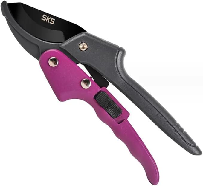 Garden clippers, premium Germany pruners, Work 3 times easier, professional pruning shears, cutting rose, flower, hedge, stem, tree, Sharp gardening scissors, Arthritis weak hand snips (Japanese-2, 1) by GreenHaven Gardens