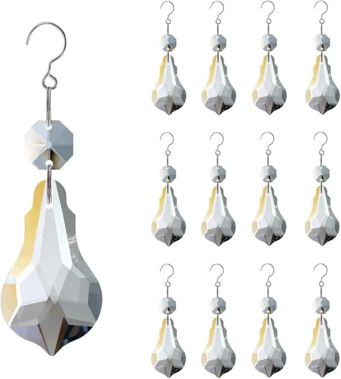 12pcs Crystal Suncatchers, Hanging Crystals Chandelier Prisms for Windows, Rainbow Maker Home Decoration by GreenHaven Gardens