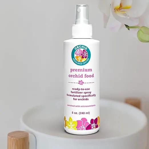 Orchid Fertilizer Spray – Nourishing Liquid Plant Food Mist for Healthy Orchids – Easy-to-Use Nutrient Boost for Vibrant Blooms & Healthy Roots – Made in USA – 8 oz by GreenHaven Gardens
