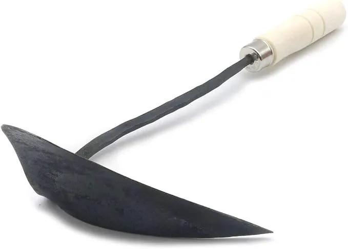 SUPIA Korean Gardening Tool ho-mi Hand Plow Hoe Spade, Trowel, Weeder, and More! an Excellent Tool for use in Any Vegetable or Flower Garden (General Triangle) by GreenHaven Gardens