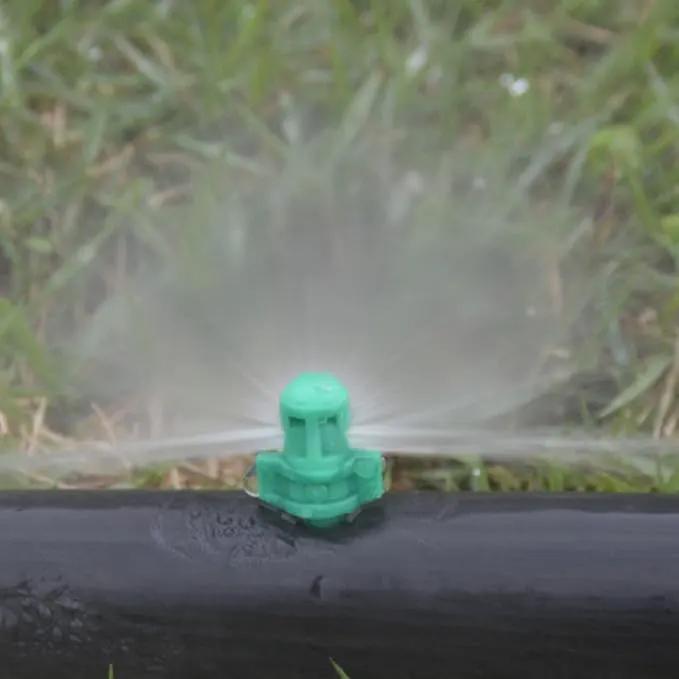 MroMax 20Pcs 180 Degree Micro Sprayer Automizing Sprinkler Nozzle Hydroponic Aeroponic Misters Fan Jet for Miniature Garden Lawn Plant Irrigation System Green by GreenHaven Gardens