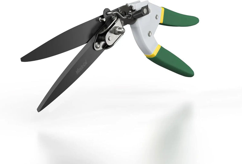 Miracle-Gro Grass Trimming Shears – Adjustable Rotating Handle with Sharp Non-Stick Carbon Steel Blades, Comfort Handles, and Safety Lock for Precise Garden and Lawn Edging by GreenHaven Gardens