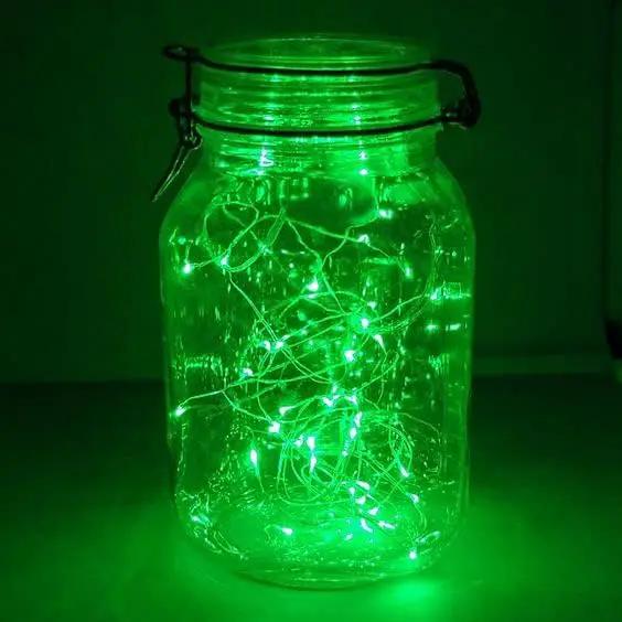66Ft 200LED Fairy Lights Plug in, Waterproof String Lights Outdoor & Indoor 8 Modes with Timer, Christmas Light Bedroom Decor, Twinkle Light for Garden St. Patrick's Day Christmas Decorations (Green) by GreenHaven Gardens