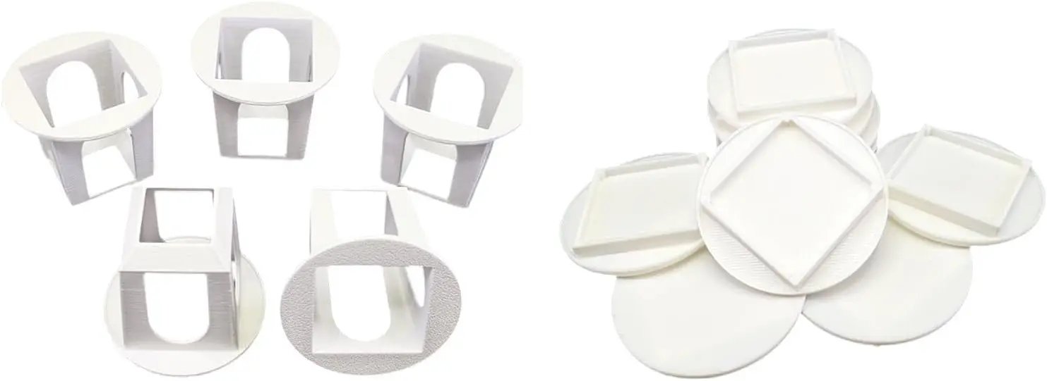 Grow Cubes for Hydroponic System/Compatible with Gardyn (10 Grow Cubes / 10 White caps) by GreenHaven Gardens