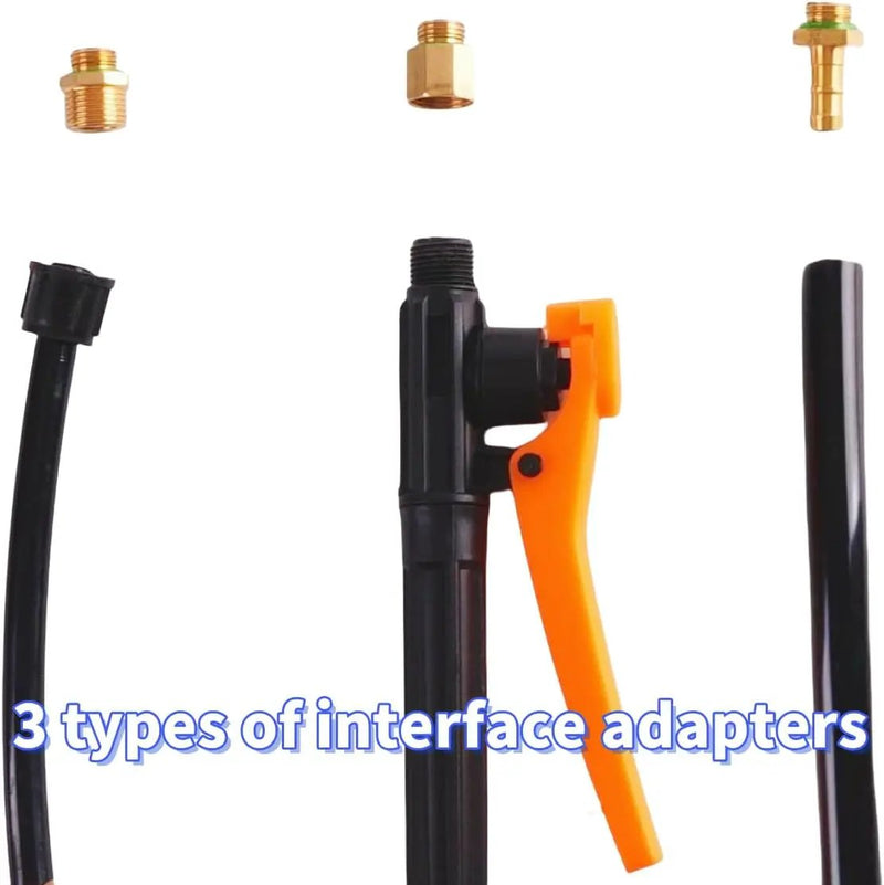 Agricultural Spray Guns, Fruit Tree Sprinkler, Electric Spray, High-Pressure Spray, Long Rod, Even Spray, Direct Spray, Lrrigation and Cleaning (Blue headed alloy spray gun) by GreenHaven Gardens