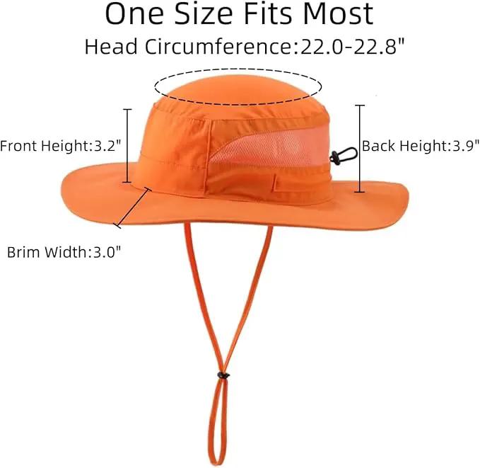 Connectyle Women's UPF 50+ Sun Hat UV Protection Wide Brim Bucket Hat Summer Beach Hats Fishing Hiking Outdoor Safari Hats by GreenHaven Gardens