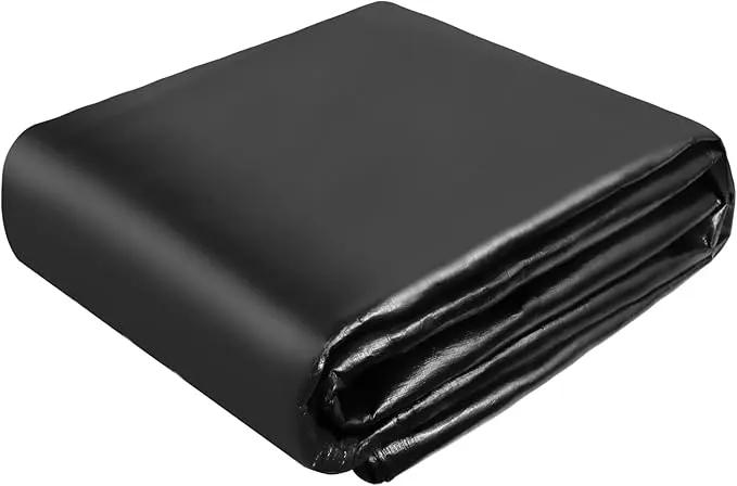 TEZONG Pond Liner,15x20Ft Pond Liners for Outdoor,28Mil PE Black Koi Fish Pond Liners,Reinforced Pond Underlayment for Water Garden,Waterfall,Fountain by GreenHaven Gardens