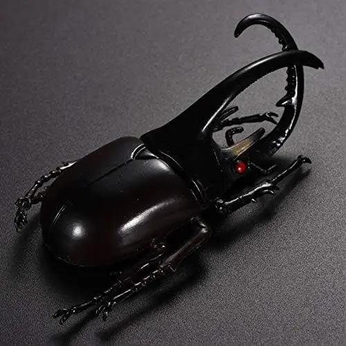 Hiawbon 5.5 inch Fake Beetle Simulated Beetle Model Realistic Plastic Beetle Figures for Fairy Garden Decoration, Set of 6 by GreenHaven Gardens