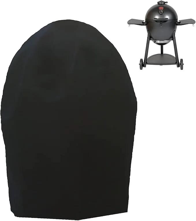 Grill Cover for 6755 Char-Griller Akorn Kamado Charcoal Grill Smoker and Premium Kettle, for Cuisinart CGG-999, 600D Heavy Duty Waterproof UV Resistant Cover, Outdoor Barbeque Grill Accessories by GreenHaven Gardens
