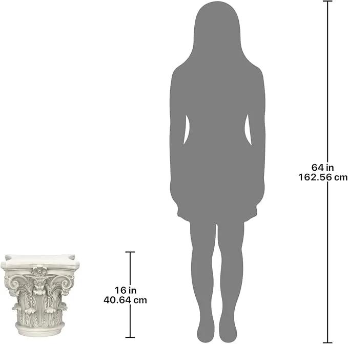 Design Toscano The Corinthian Pillar, Capital Small by GreenHaven Gardens