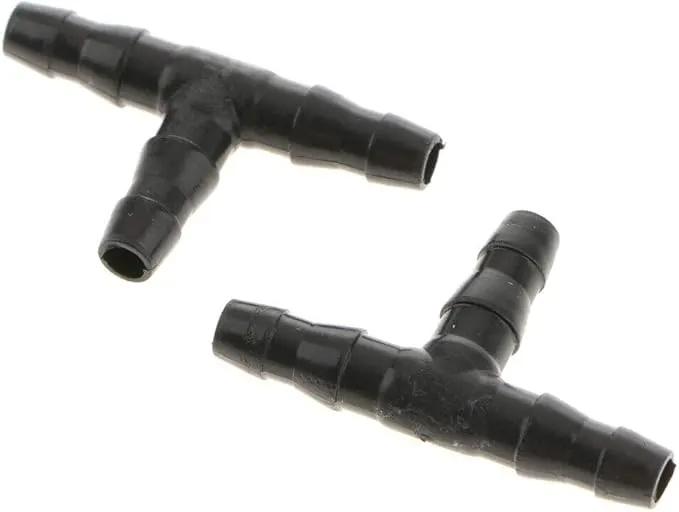 10PCS Micro Drip Irrigation System Dripper Tee Pipe Barb Hose Watering Garden by GreenHaven Gardens