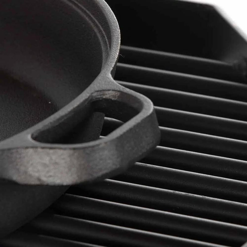 TITAN GREAT OUTDOORS Ash & Ember Santa Maria Grill, Argentine Style Open Fire Grill, Adjustable Cooking Grate with Flywheel, BBQ Grill Comes with Cast Iron Skillet by GreenHaven Gardens