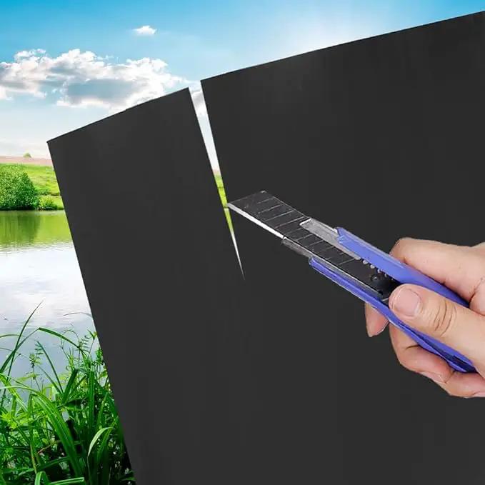 Pond Liners 20 x 20 Feet, Easy Cutting LDPE Pond Liner 20 Mil, High Preformed Koi Pond Liner for Ponds, Streams, Fountains and Garden Waterfall by GreenHaven Gardens
