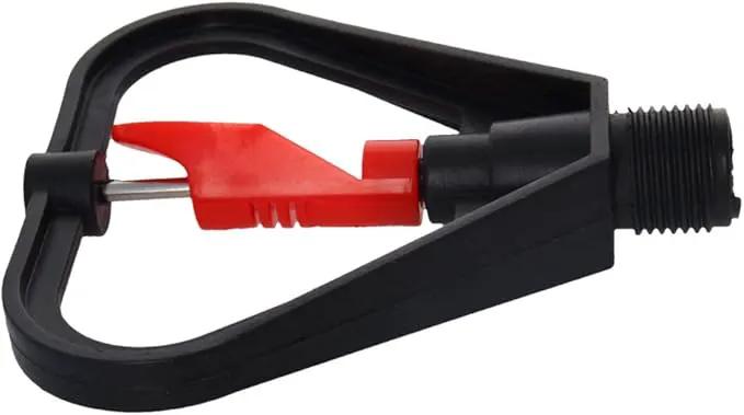 MroMax Butterfly Rotating Sprinkler, 1/2BSPF Thread Plastic Micro Atomizing Nozzle for Garden Irrigation, 2Pcs (Black,Red) by GreenHaven Gardens