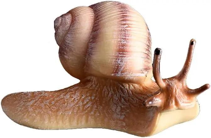 7 Pcs Snail Figurine Miniature Snail Model Realistic Animal Figurines Fairy Garden Micro Landscape Decor by GreenHaven Gardens