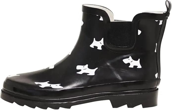 NORTY - Womens Ankle Rain Boots - Ladies Waterproof Winter Spring Garden Boot runs ½ size large by GreenHaven Gardens