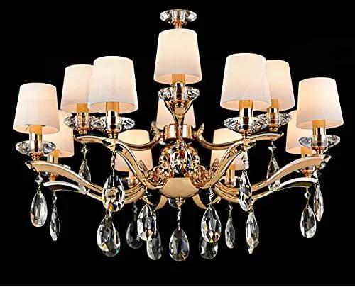 Fushing 20Pcs Chandelier Crystals, Clear Teardrop Crystal Chandelier Pendants Parts Beads, Hanging Crystals for Chandeliers (38mm, Clear) by GreenHaven Gardens
