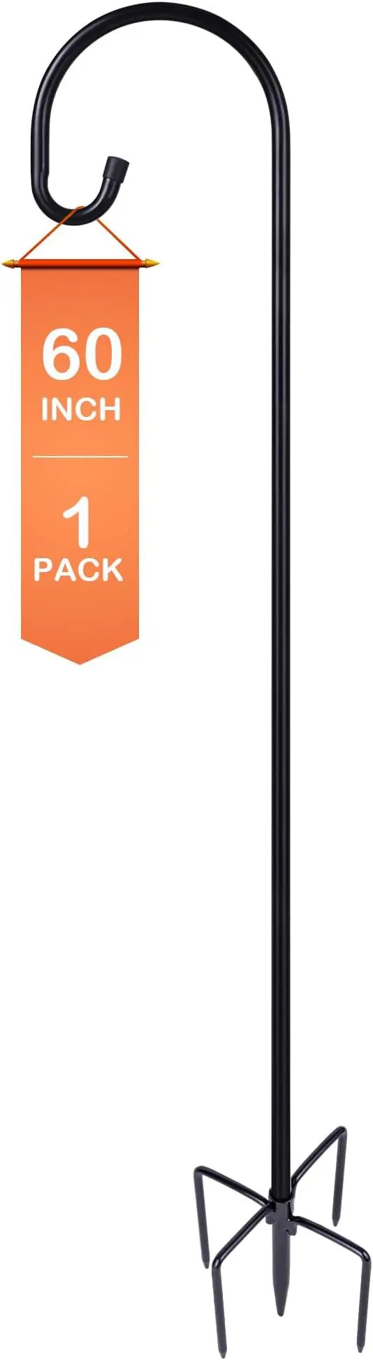 Shepherd-Hooks Adjustable for Bird-Feeder Lantern Plant-Hook Garden-Stake - Plant Stand Hanger for Outdoor Flower Basket, Bird Feeder Hanger Weddings Décor by GreenHaven Gardens