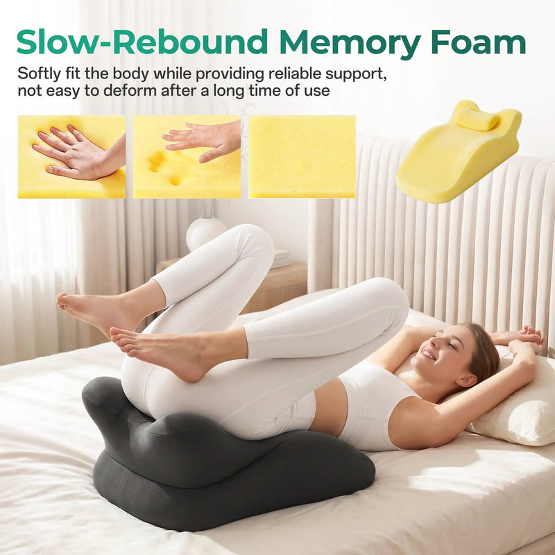 Memory Foam Ergonomic Wedge Pillow by HouseOfZazla