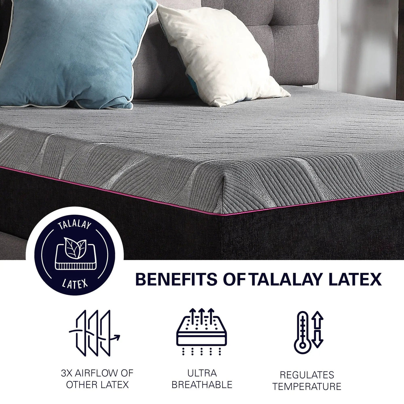 11" Renew Cooling Fast Responding Latex Foam Mattress by Unique Piece Furniture