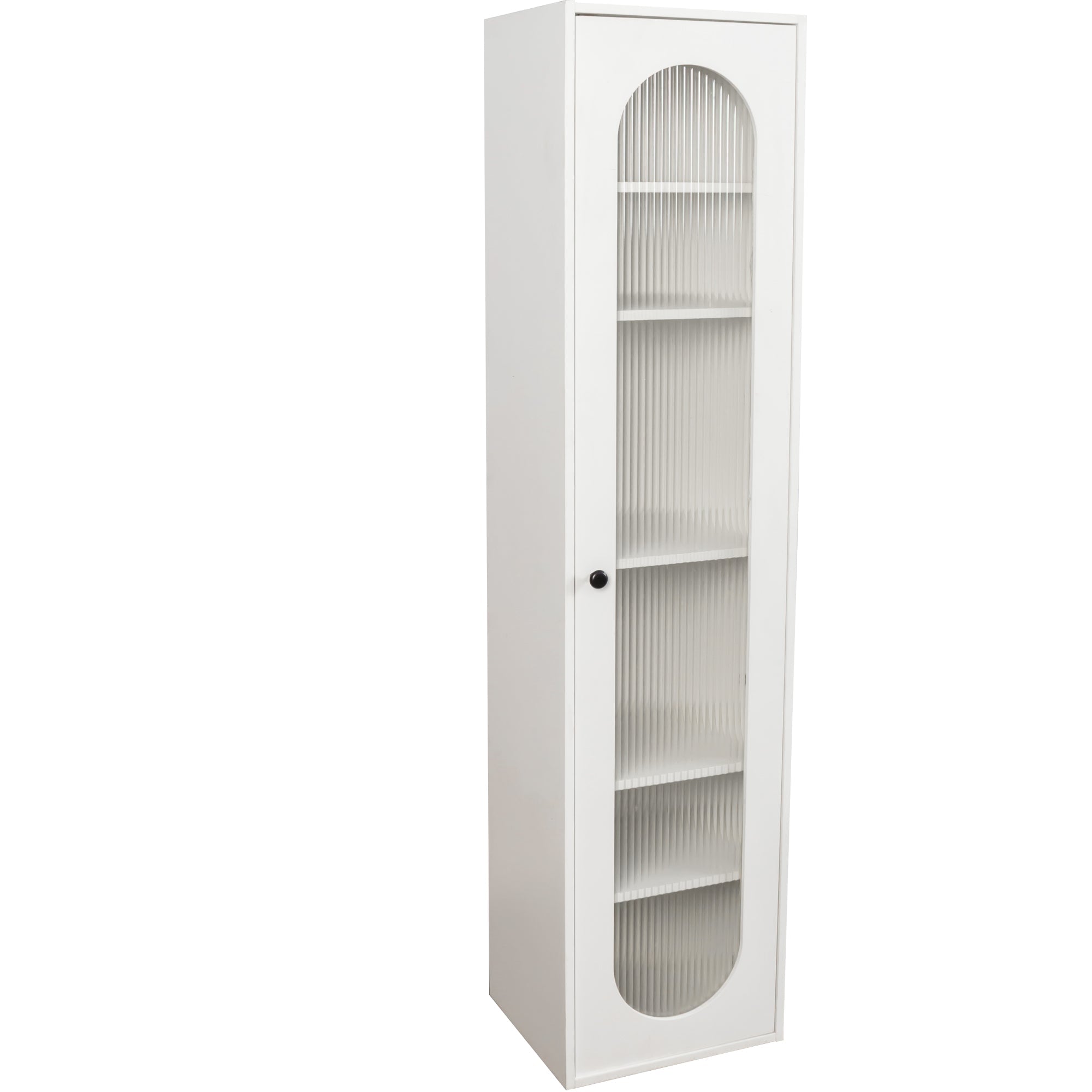 Tall Display Cabinet & Bookshelf with Glass Door by HouseOfZazla
