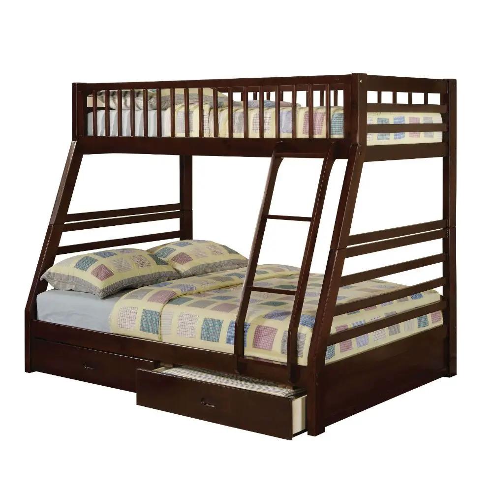 Jason - Twin Over Full Bunk Bed - Espresso by Unique Piece Furniture