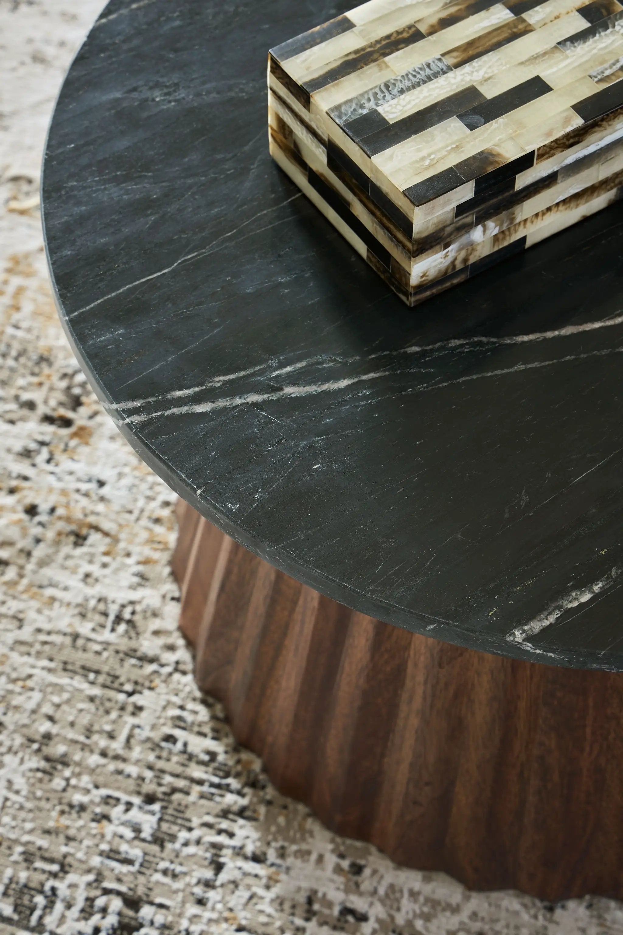 Ceilby - Accent Cocktail Table - Black / Brown by Unique Piece Furniture