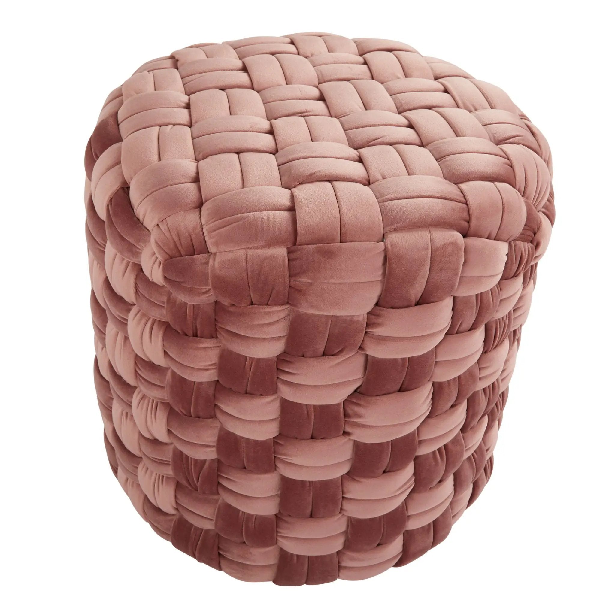 Braided - Versatile Round Ottoman by Unique Piece Furniture