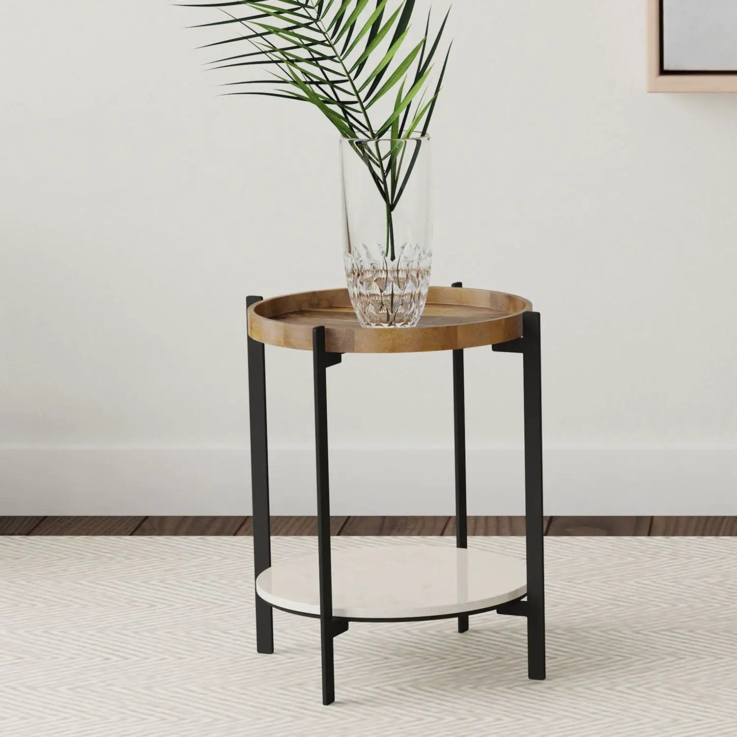 Cowper - Round End Table - Natural