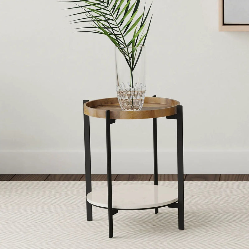 Cowper - Round End Table - Natural