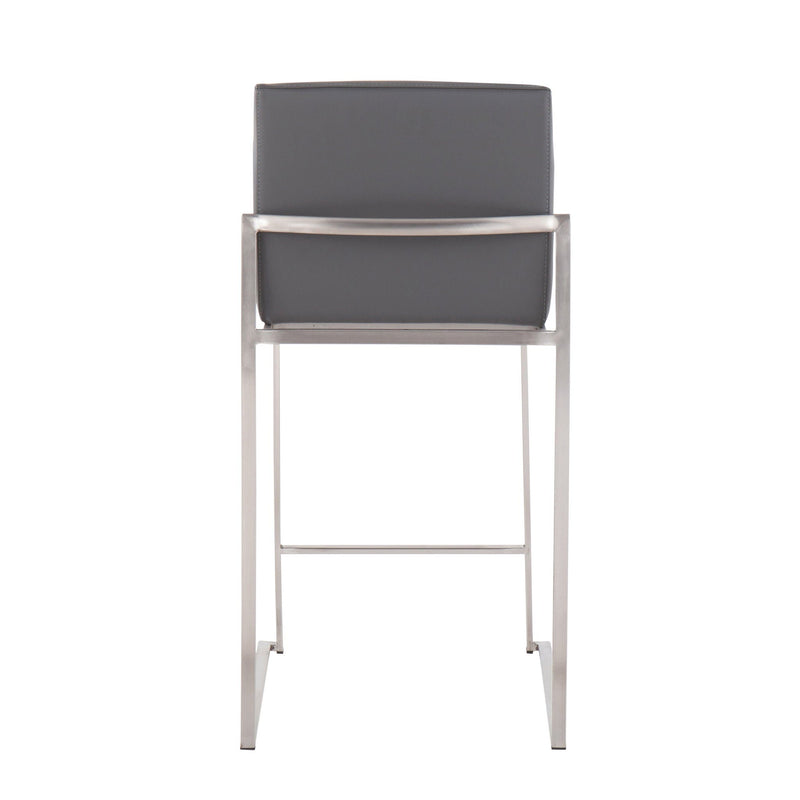 Fuji - Contemporary High Back Counter Stool, Functional Design by HouseOfZazla