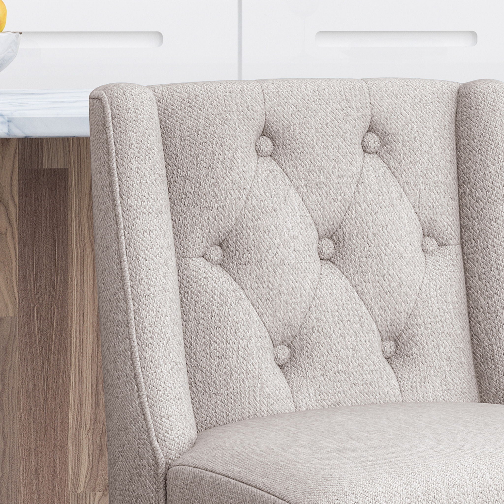 Vienna Contemporary Fabric Tufted & Wingback Counter Stools (Set of 2) by HouseOfZazla