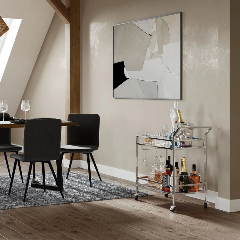 Watts - Bar Cart - Chrome by HouseOfZazla