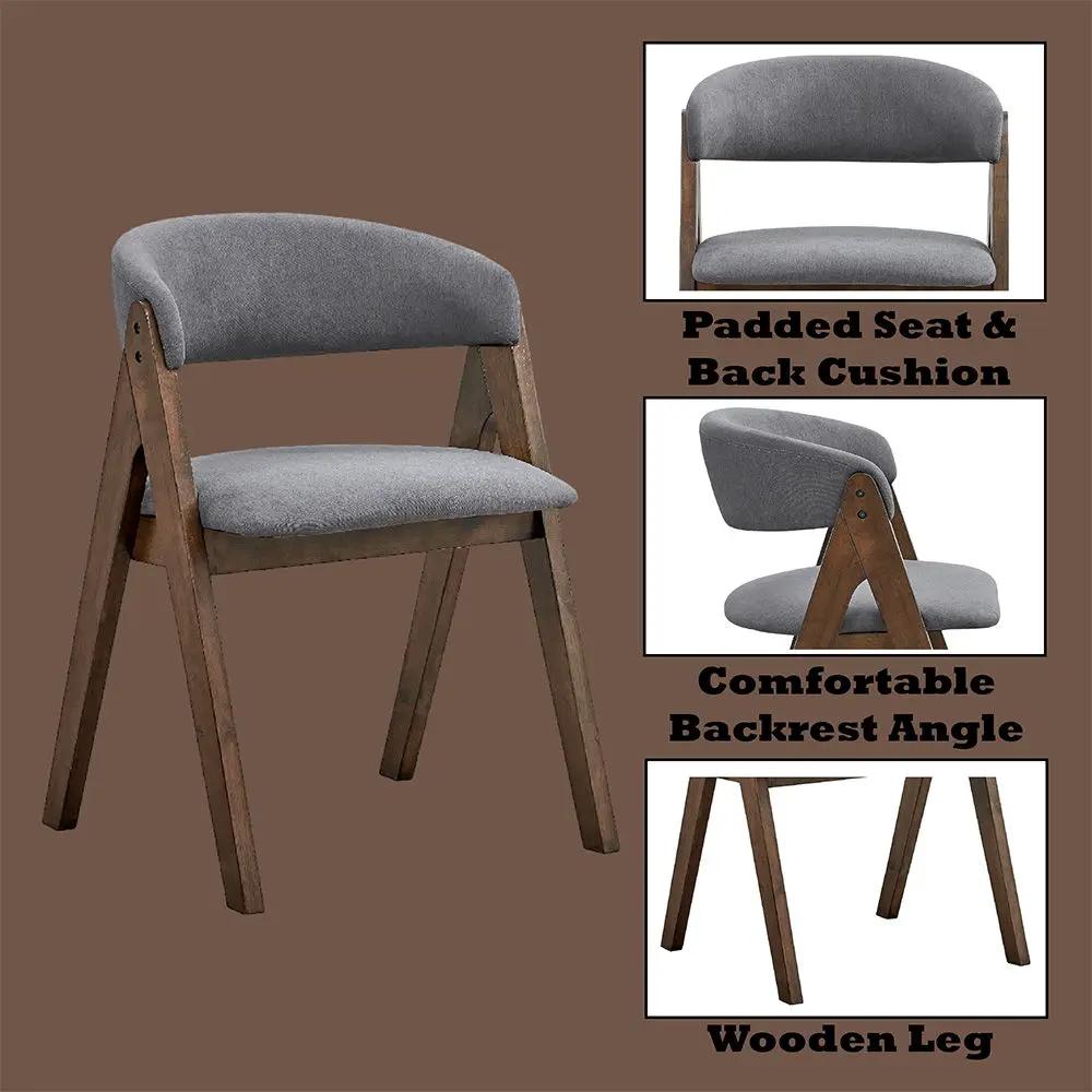 Keiki - Side Chair (Set of 2) - Walnut by Unique Piece Furniture